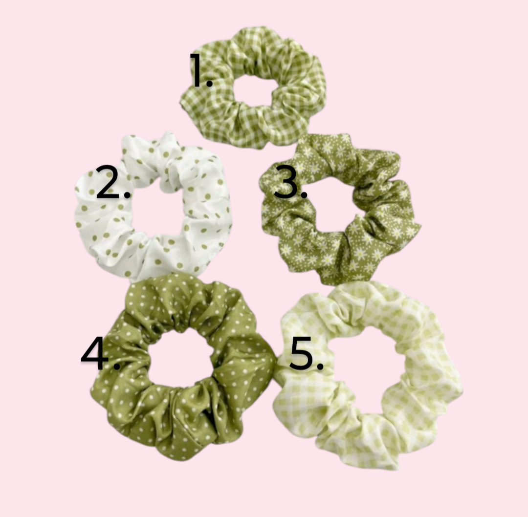 Green Scrunchie Collection