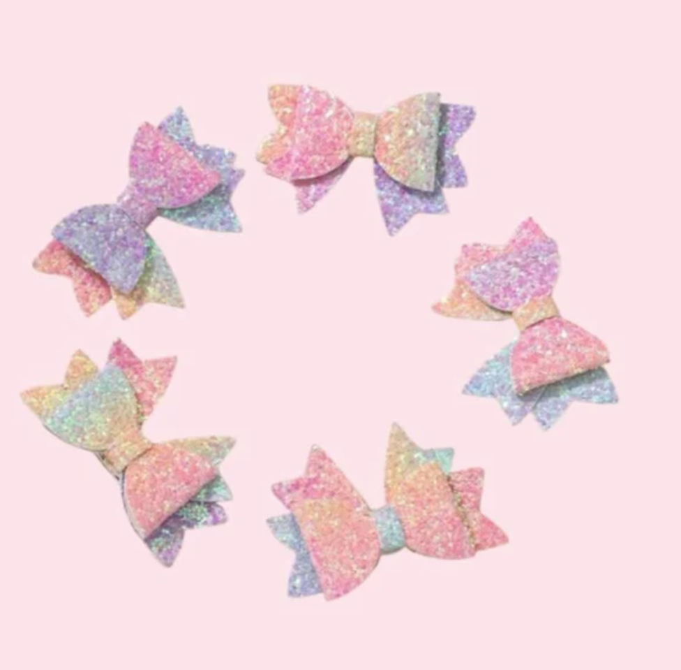 Sparkly Ombre Bow