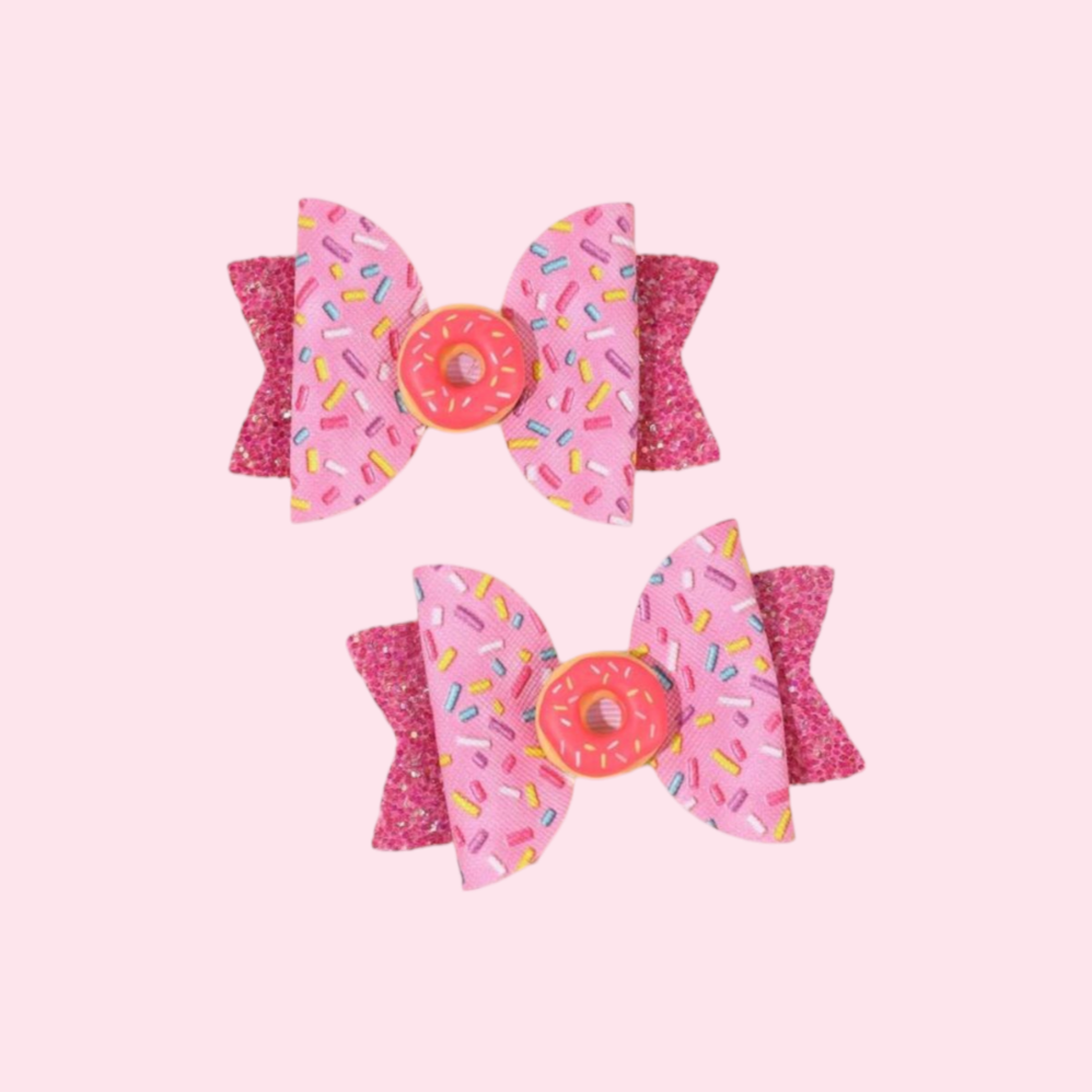 Pink Donut Bow