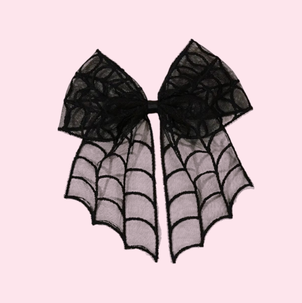 Spider Web Sheer Bow