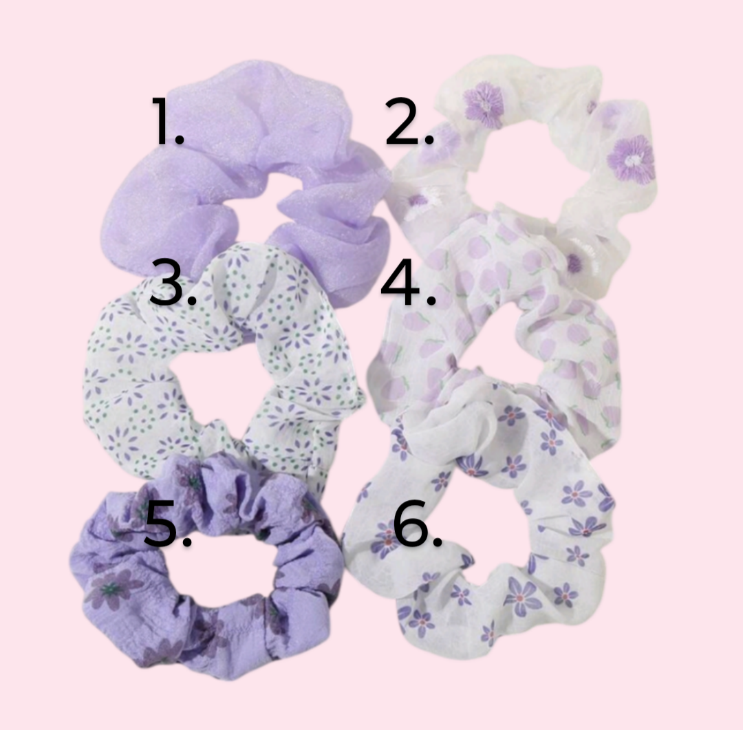 Purple Scrunchie Collection