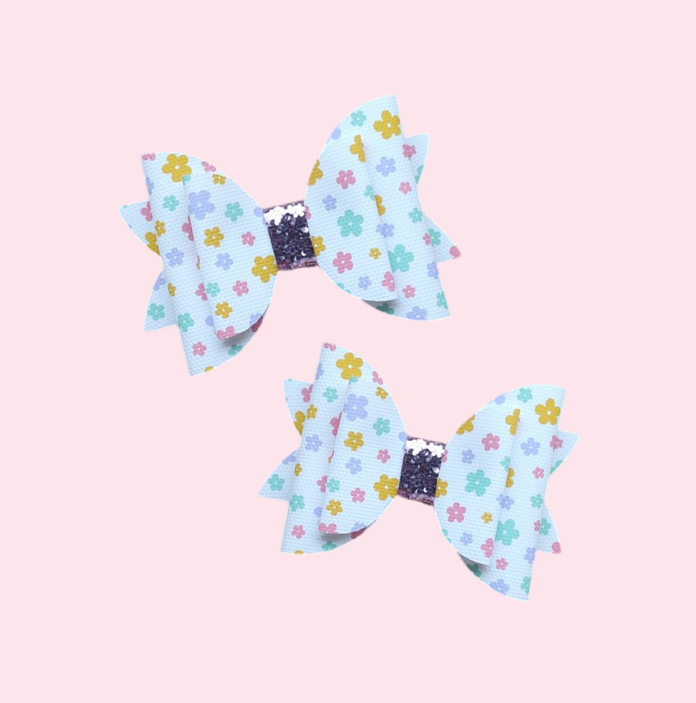 Ditsy Florals Colourful Bow