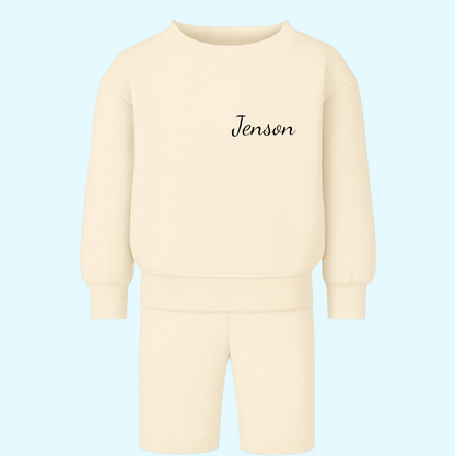 Oversized Sweatshirt & Shorts Sets