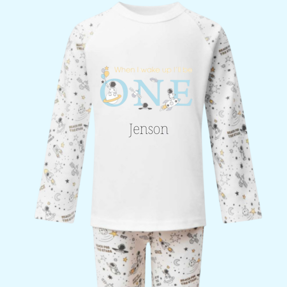 Space Birthday Pajamas