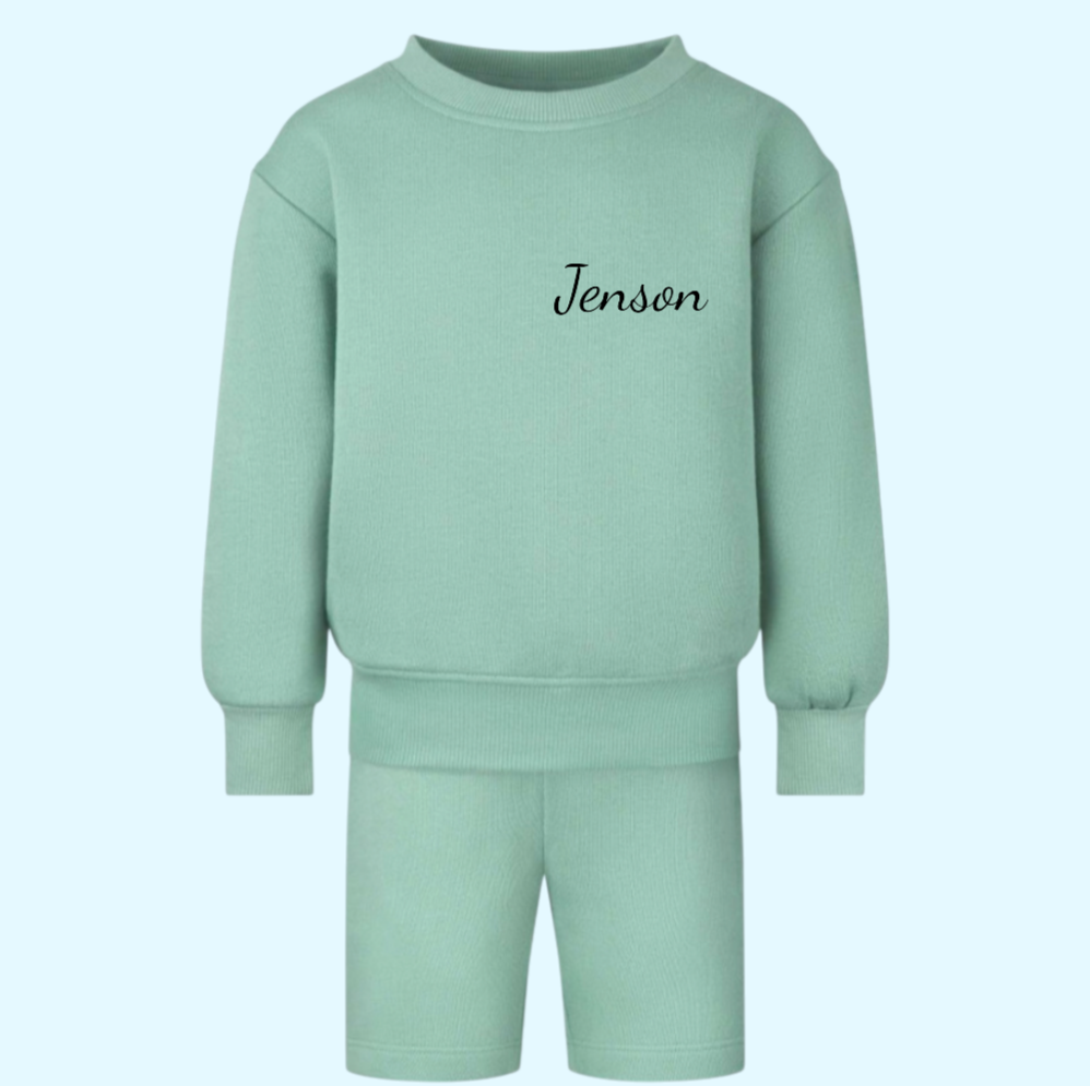 Oversized Sweatshirt & Shorts Sets