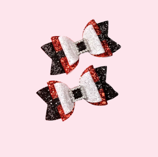Santa Belt Bows