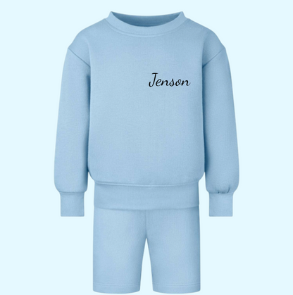 Oversized Sweatshirt & Shorts Sets