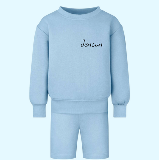 Oversized Sweatshirt & Shorts Sets