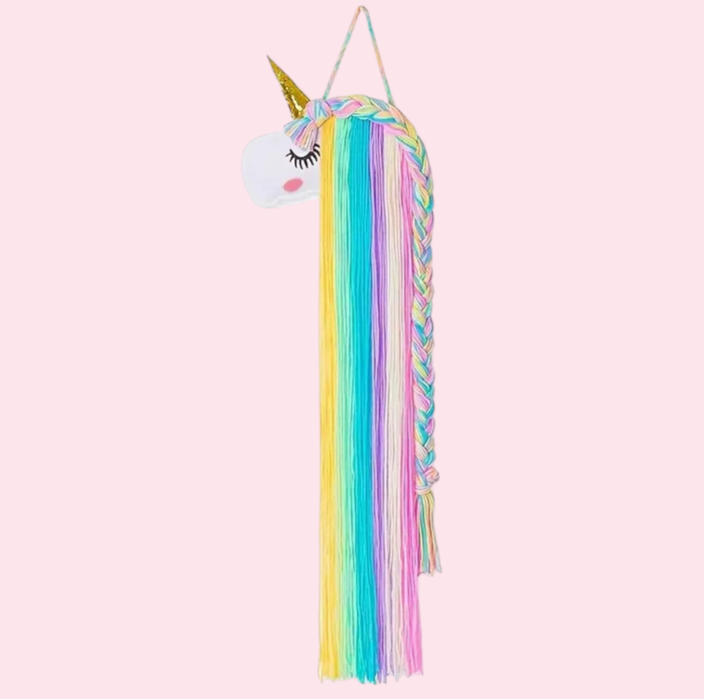 Rainbow Unicorn Bow Holder