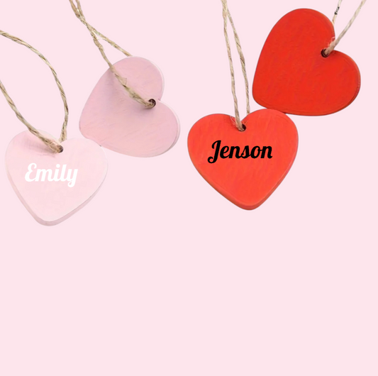 Personalised Hearts