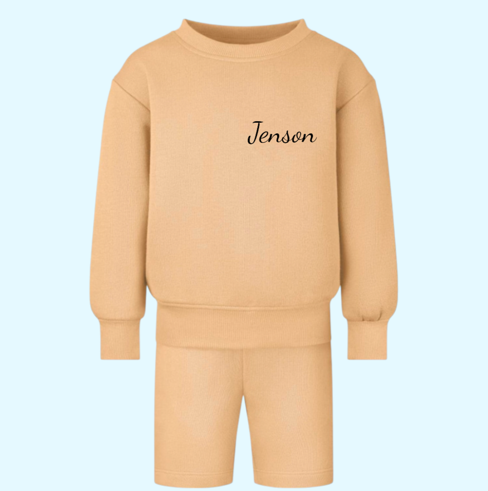 Oversized Sweatshirt & Shorts Sets