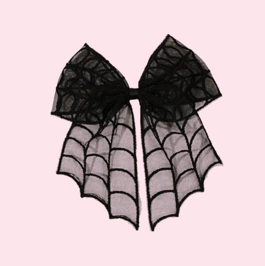 Spider Web Sheer Bow